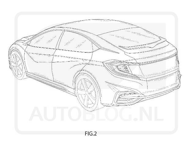 疑似中国版Civic的神秘Honda房车草图现身！