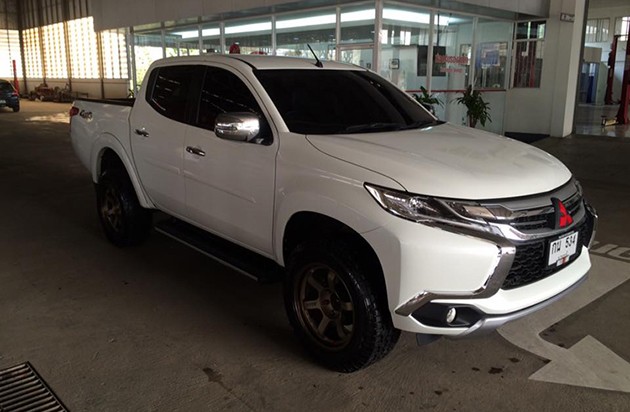 Mitsubishi Triton小改款变身成Pajero Sport前脸？？