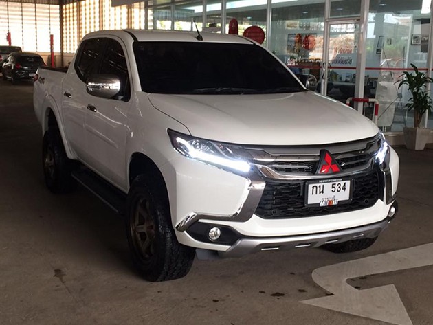 Mitsubishi Triton小改款变身成Pajero Sport前脸？？