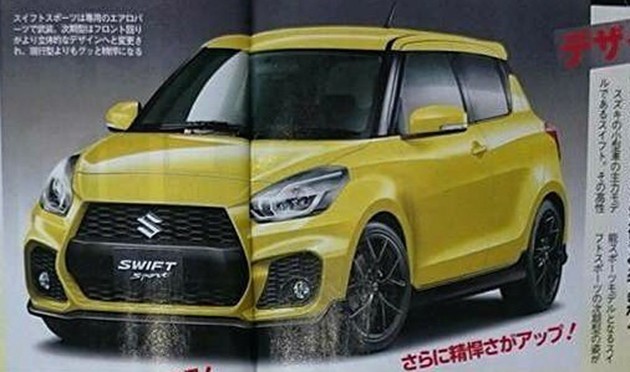 追求极致轻量化！下一代Suzuki Swift车重可能只有800kg左右！