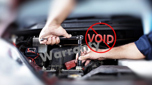 几个可能导致你爱车 Void Warranty 的举动！