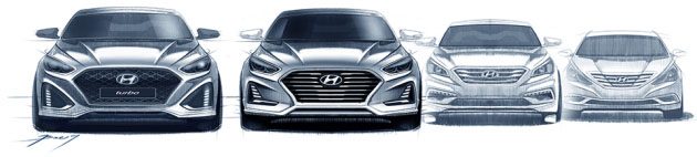 帅呆！ Hyundai Sonata 2017 现身！