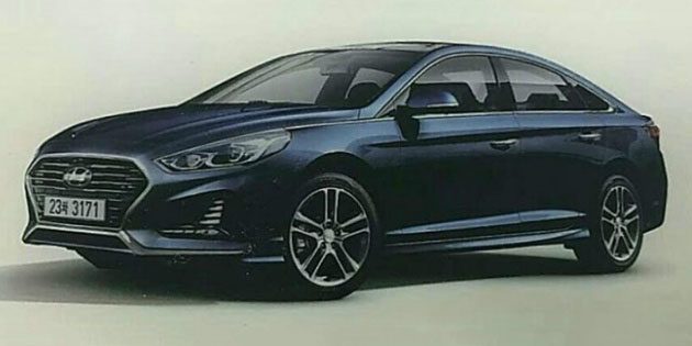 帅呆！ Hyundai Sonata 2017 现身！