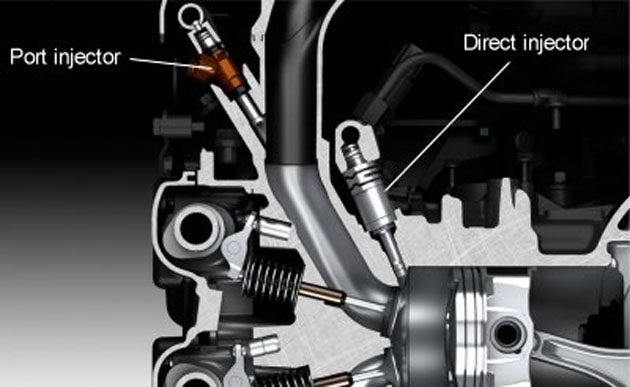 Toyota独家技术： D-4S 双喷射技术！