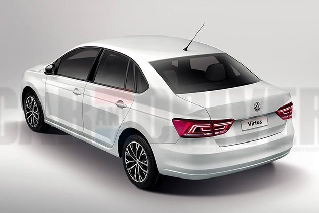 Volkswagen Virtus 再度流出谍照，这次看得更清楚！