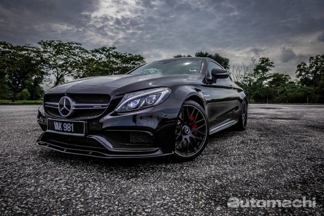 Mercedes-AMG C63 S Coupe ，黑色暴力凶兽！