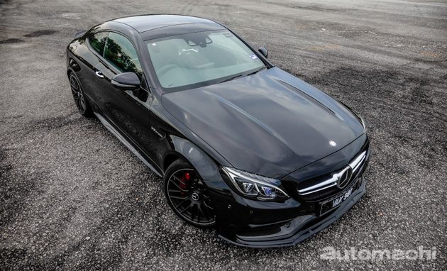 Mercedes-AMG C63 S Coupe ，黑色暴力凶兽！