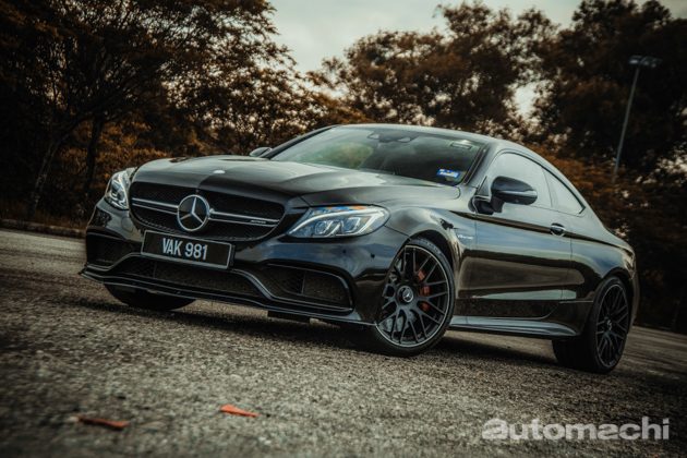 Mercedes-AMG C63 S Coupe ，黑色暴力凶兽！