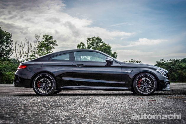 Mercedes-AMG C63 S Coupe ，黑色暴力凶兽！