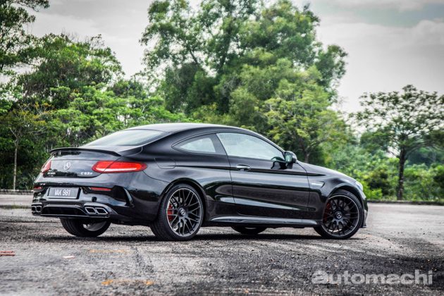 Mercedes-AMG C63 S Coupe ，黑色暴力凶兽！