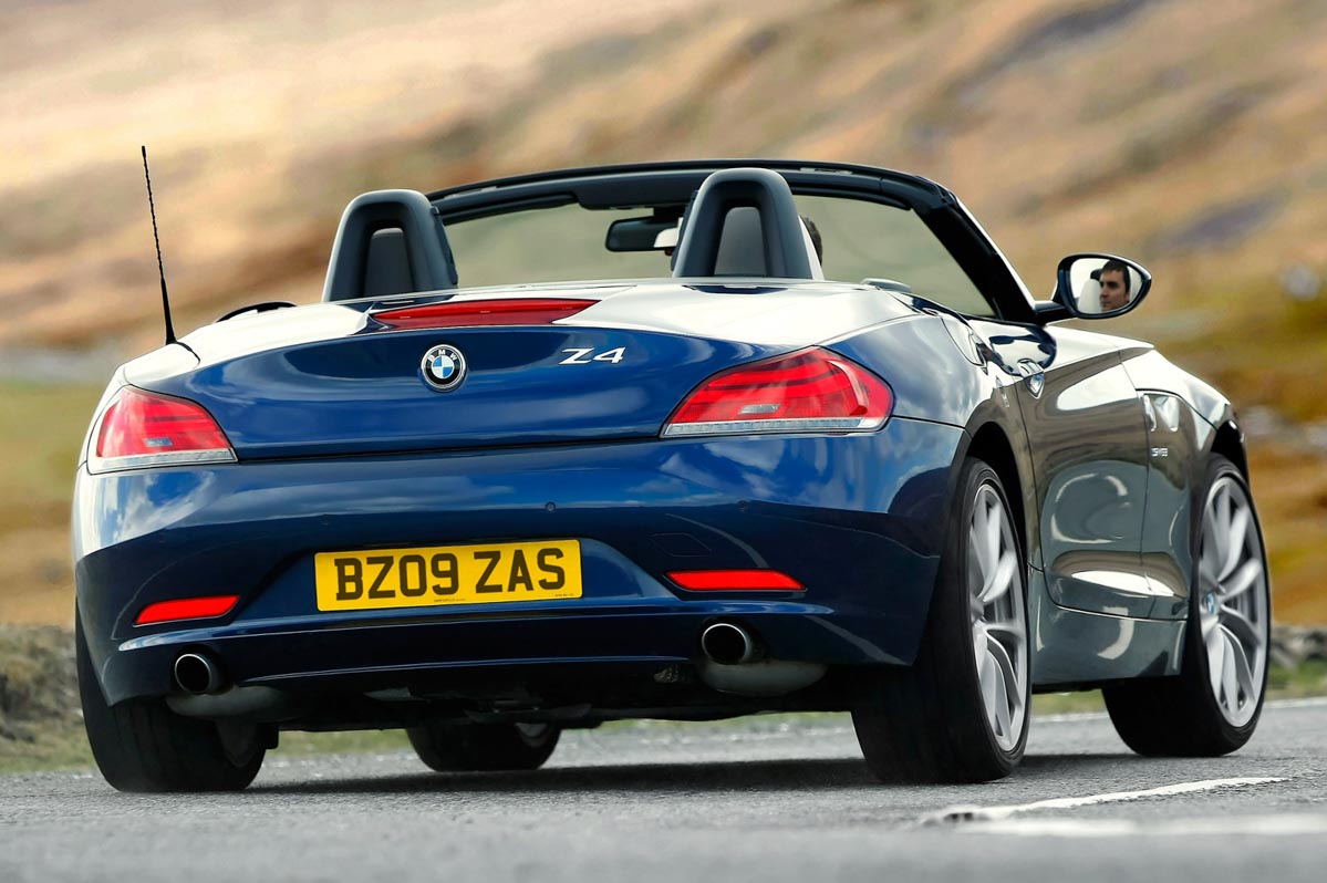 BMW z4 кабриолет синий