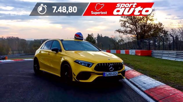 Mercedes-AMG A45 S 到访纽柏林赛道，连 BMW M4 都不是它的对手