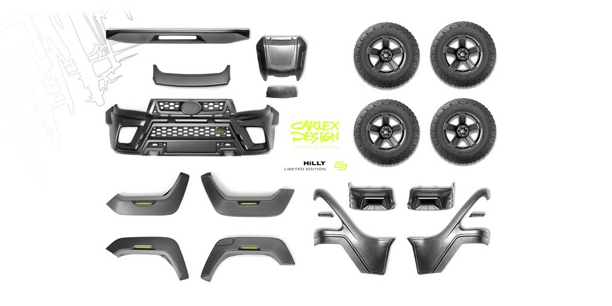 Toyota Hilux Hilly By Carlex Design 霸气登场，全球限量500辆！