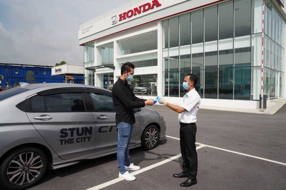 Honda Malaysia 全国展示厅开始营运，并且跟随全新的安全守则