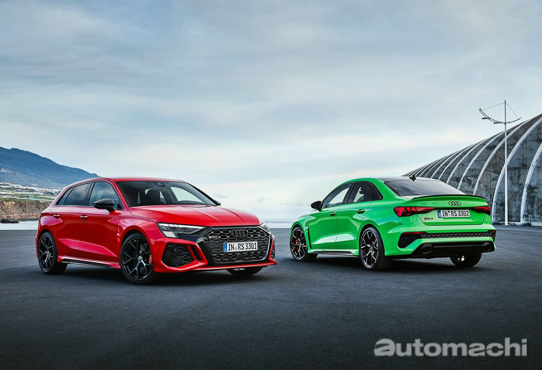 2022 Audi RS3 正式登场，0-100加速3.8秒！