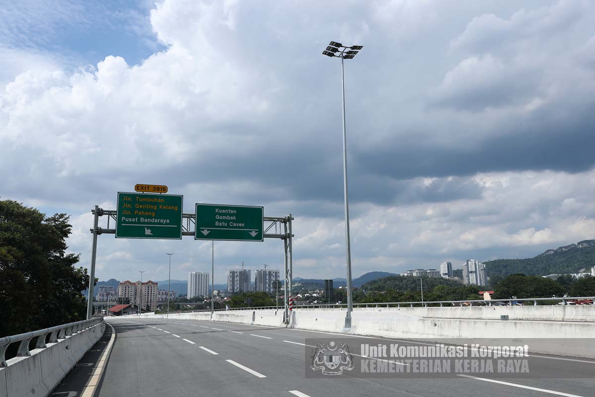 Setiawangsa Pantai Expressway（SPE）这部分道路开放使用， Setiawangsa 到 Taman Melati 限时免费！