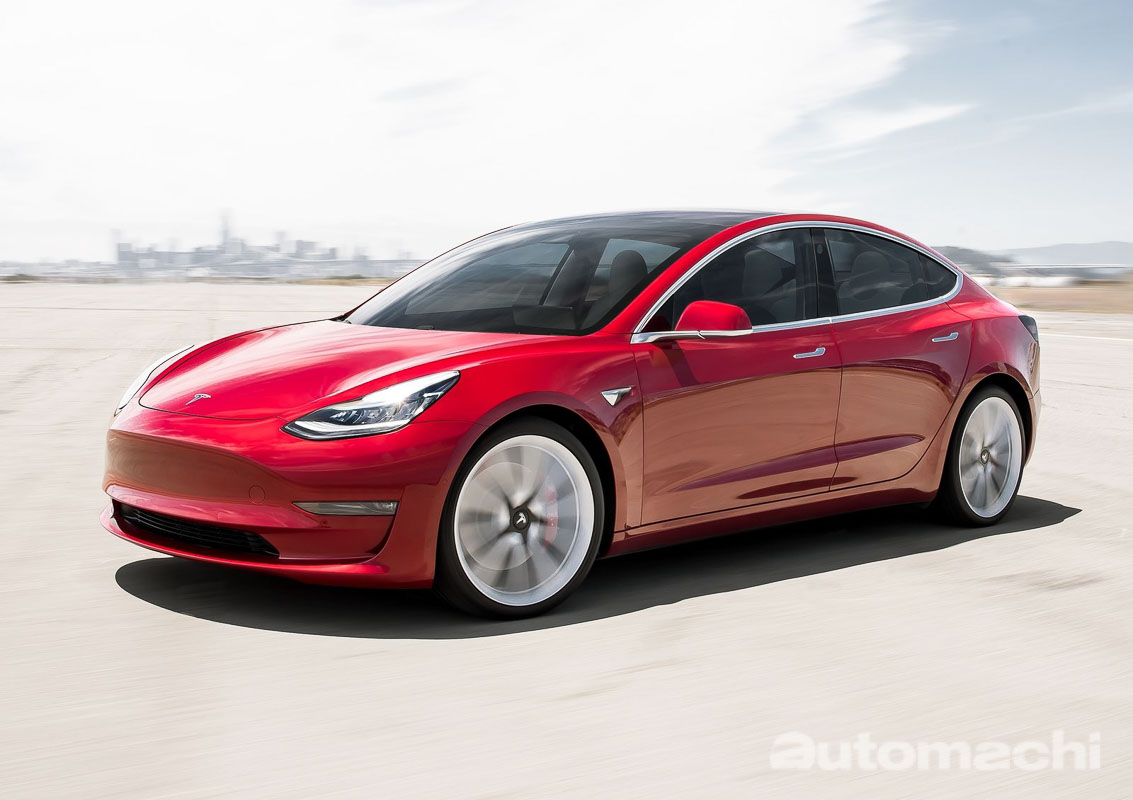 Tesla Model 3 网传将引进我国、售价从RM 280,000起跳！