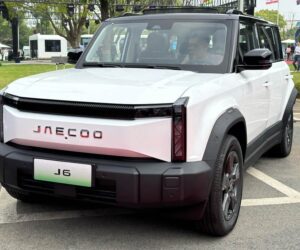 Jaecoo J6 中国实拍：亲民纯电方盒子越野 SUV，预计售价 RM 160,000。