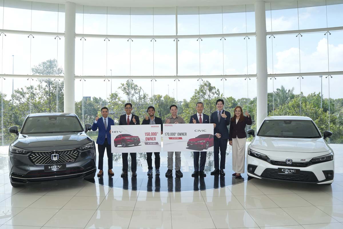 Honda Malaysia 在我国累计交付高达170,000 辆 Civic 以及 150,000辆 HR-V ！