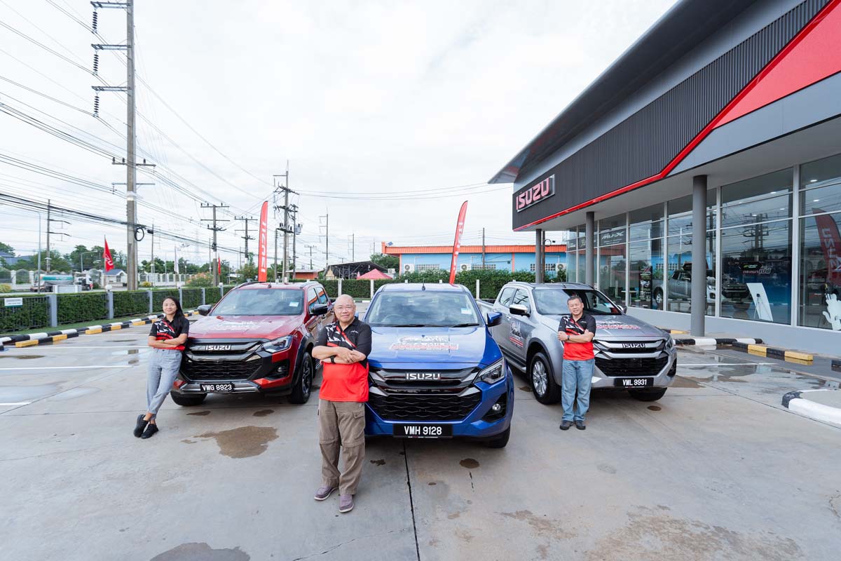 Isuzu D-MAX 挑战一箱燃油行驶2000公里、创下全新马来西亚大全记录