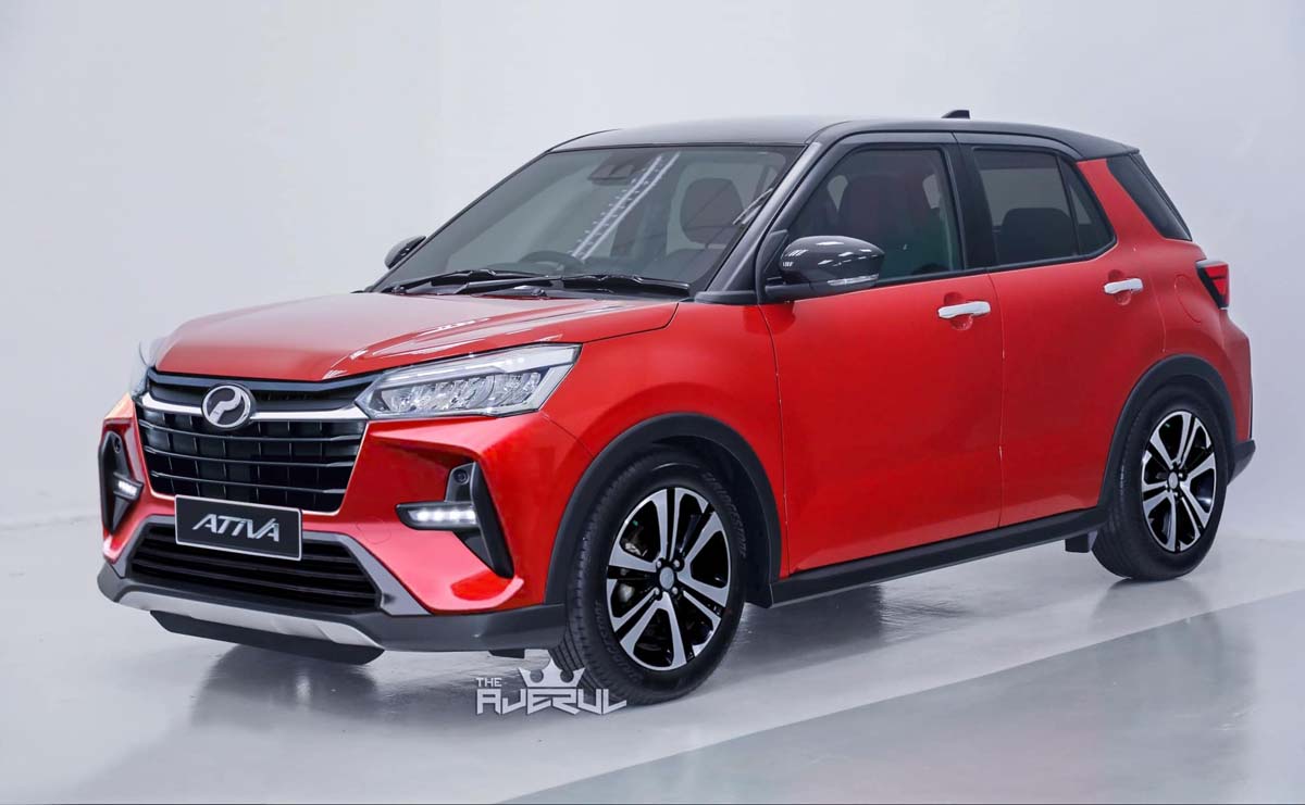 Perodua Ativa D25D 详情：外观设计稍微修饰、Apple Carplay 终于加入？